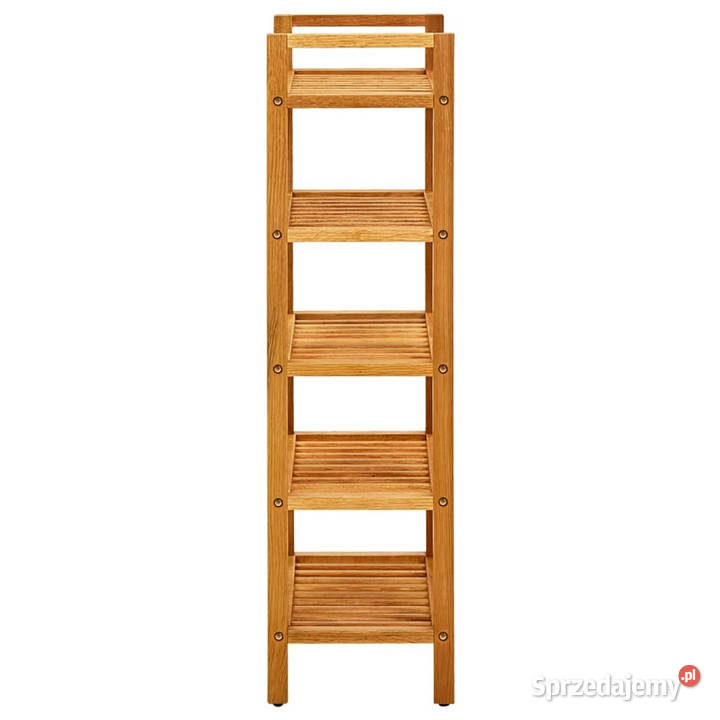 Stojak na buty z 5 półkami 50x27x100 lite drewno Warszawa sprzedam
