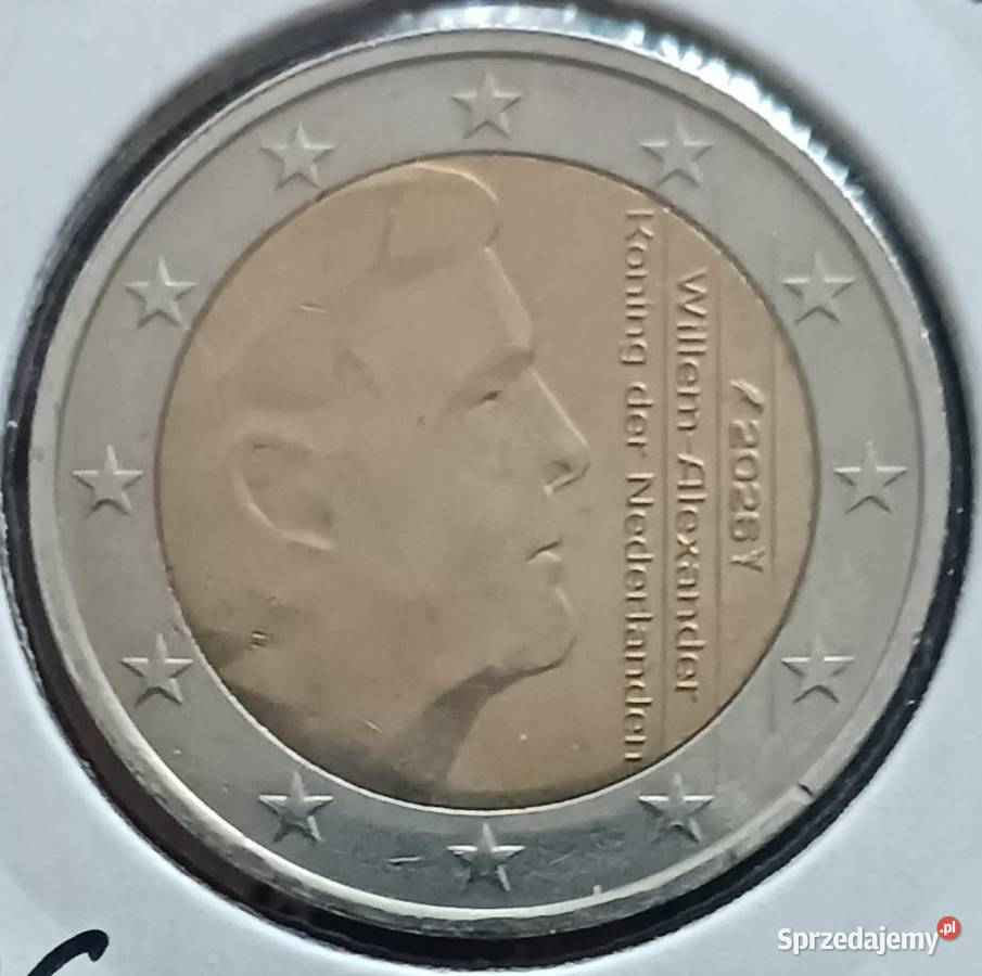 2 Euro Holandia 2026 r Wilhelm Alexander Konin sprzedam