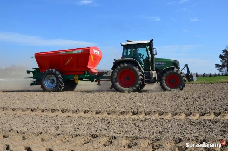 Rozsiewacz do wapna REWO 8200 litrów AgroMasz nawożenie i ochrona roślin Maszyny rolnicze Rogóźno