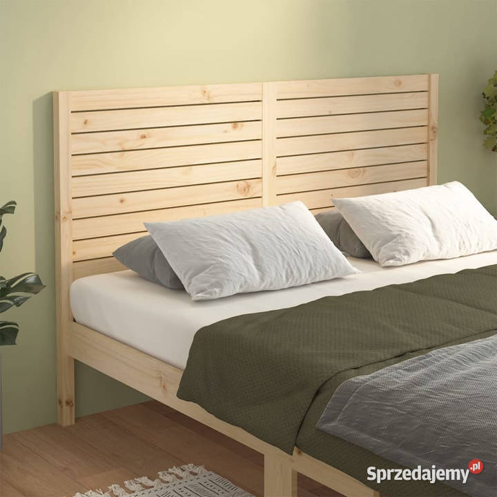 Wezgłowie łóżka 141x4x100 lite drewno sosnowe mazowieckie
