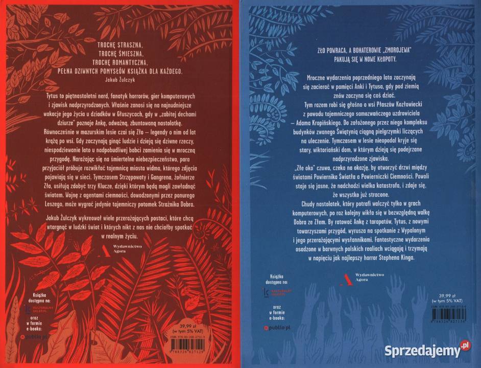 ZMOROJEWO ŚWIĄTYNIA 2x Jakub Żulczyk fantasy Gorzów Wielkopolski