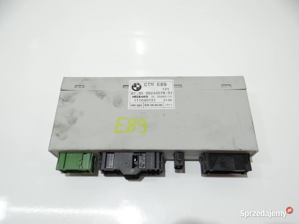 MODUŁ STEROWNIK TOP CABRIO BMW E89 9281723 Strzyżewice