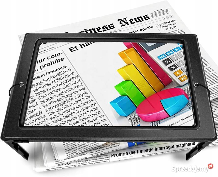 Lupa Powiększająca 5X led na baterie Do Czytania Elektronika mazowieckie Myszyniec