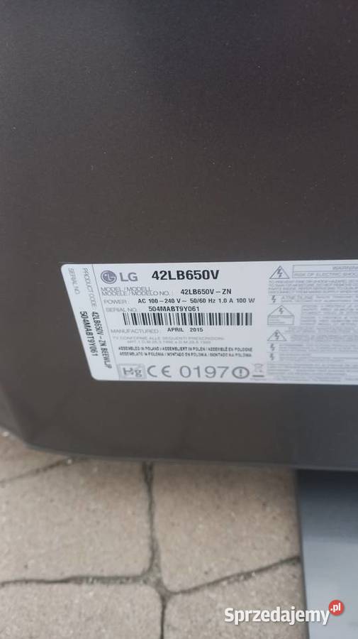 Telewizor LG 42 całe sprzedam