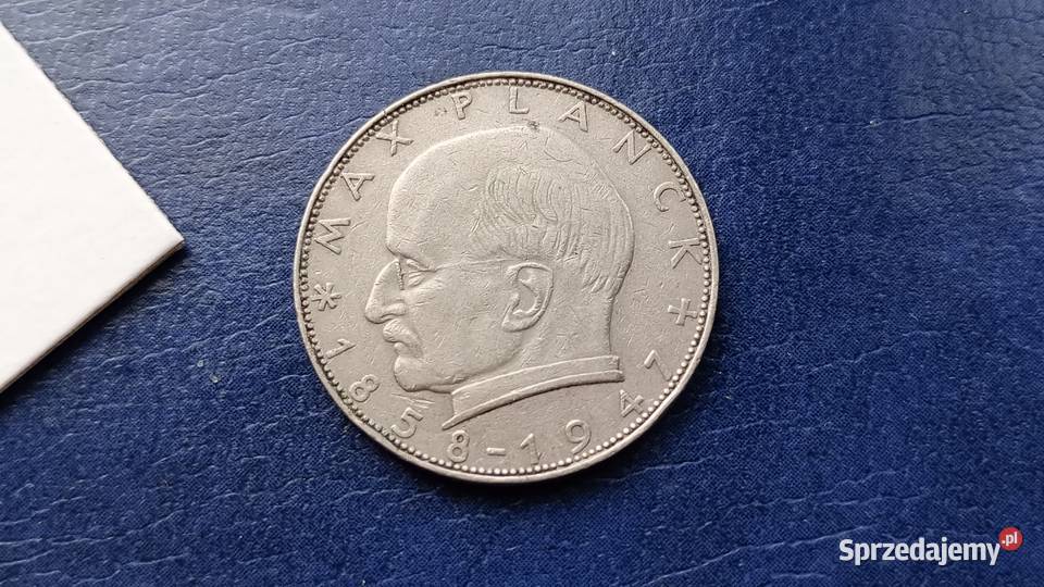 Stare monety 2 marki 1958 G Niemcy Numizmatyka Lesko sprzedam