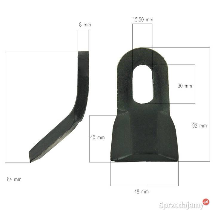 Noże Y do kosiarki bijakowej 15 mm 400 g FERRI Tajęcina