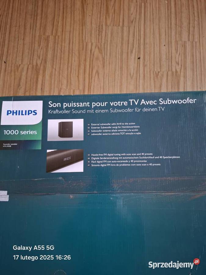 Subofer Philips HTL1193B98 Wrocław