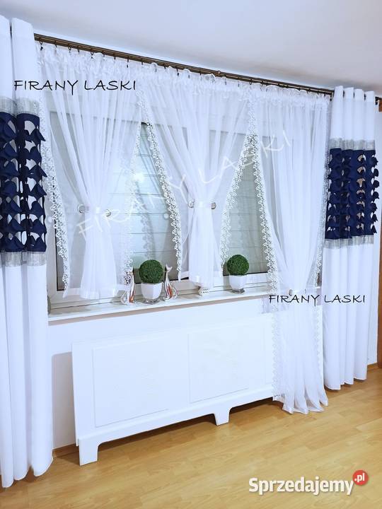 Firana balkonowa firany gotowe gipiura firanki łódzkie Radomsko
