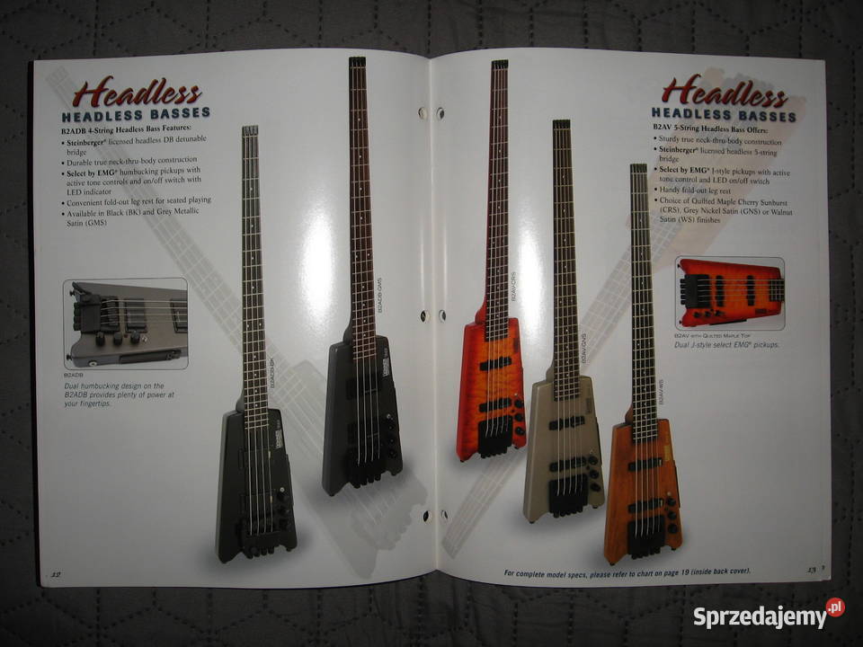 Hohner Electric Guitars Basses 2004 guitar Kępice sprzedam