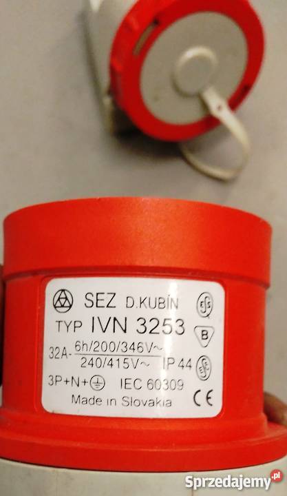 Gniazdo elektryczne i wtyczka siłowe NOWE Warszawa