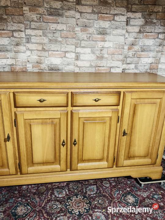 Piękna duża drewniana komoda Komody świętokrzyskie Sandomierz