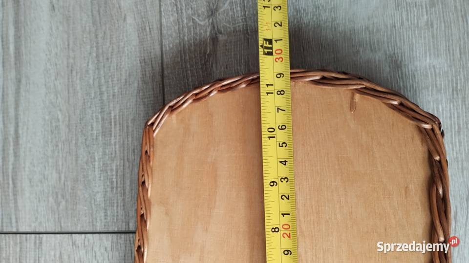 taca drewniana wiklinowa na kubki wielkopolskie Poznań