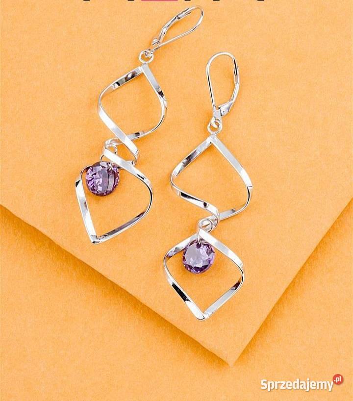 Srebrne kolczyki srebrne Turek