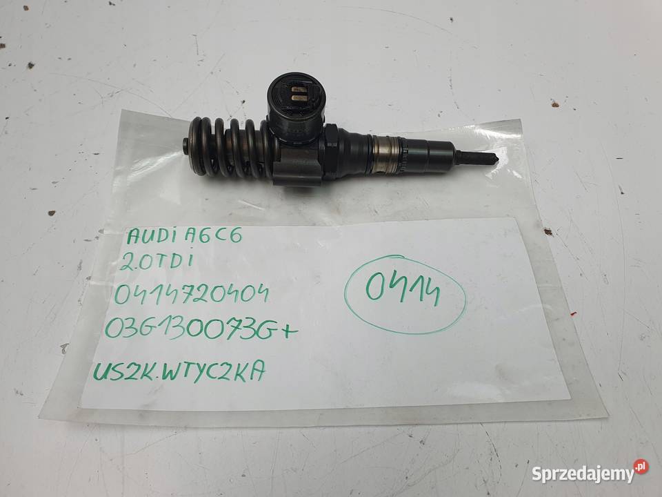 WTRYSKIWACZ Audi A6 C6 20 TDI 0414720404 Chełm