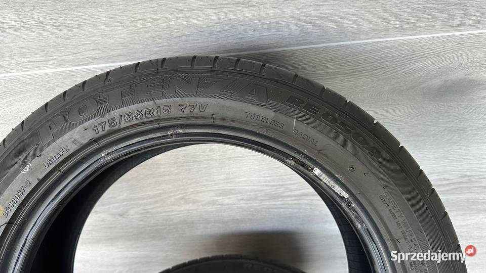 4X 17555R15 77V Bridgestone Potenza RE050A Opony Gorzów Wielkopolski