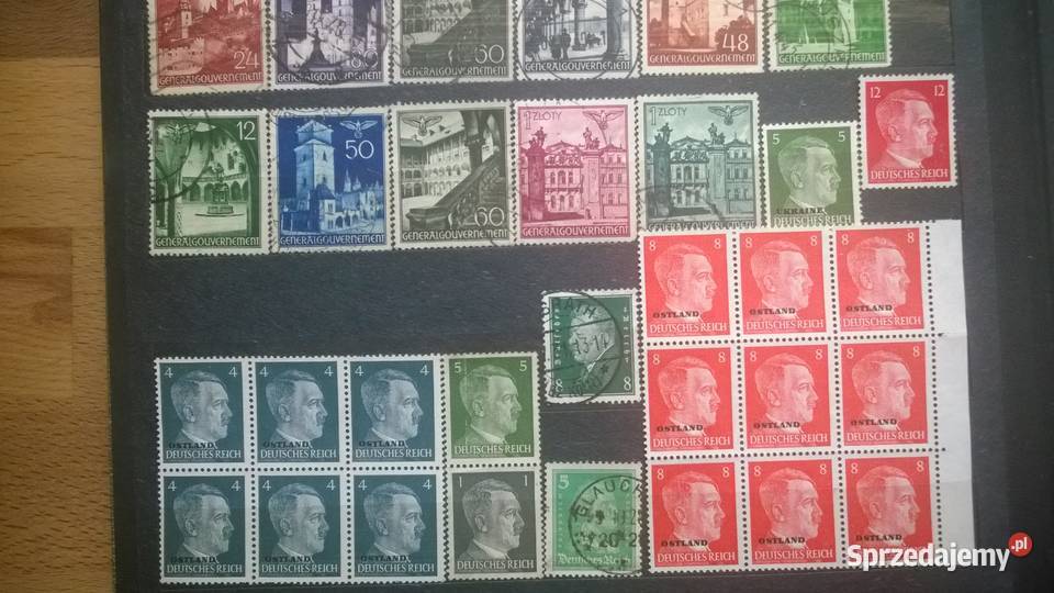 znaczki NIEMCY zestaw 92 stemplowane mazowieckie Warszawa