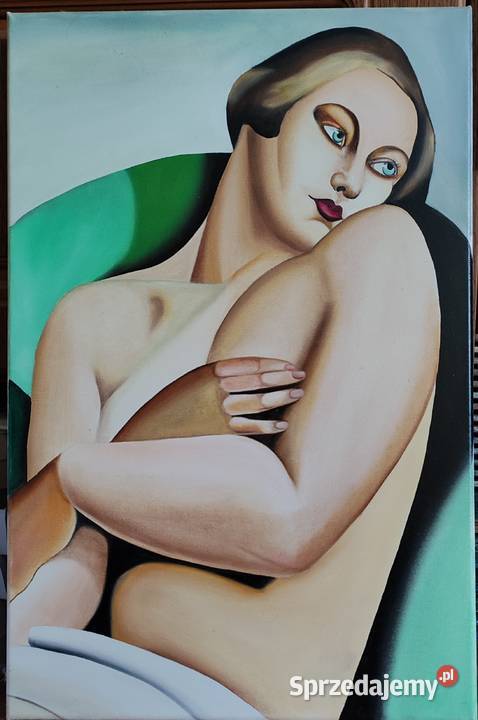 kopia obrazu Tamary Łempickiej Pochylająca sie mazowieckie