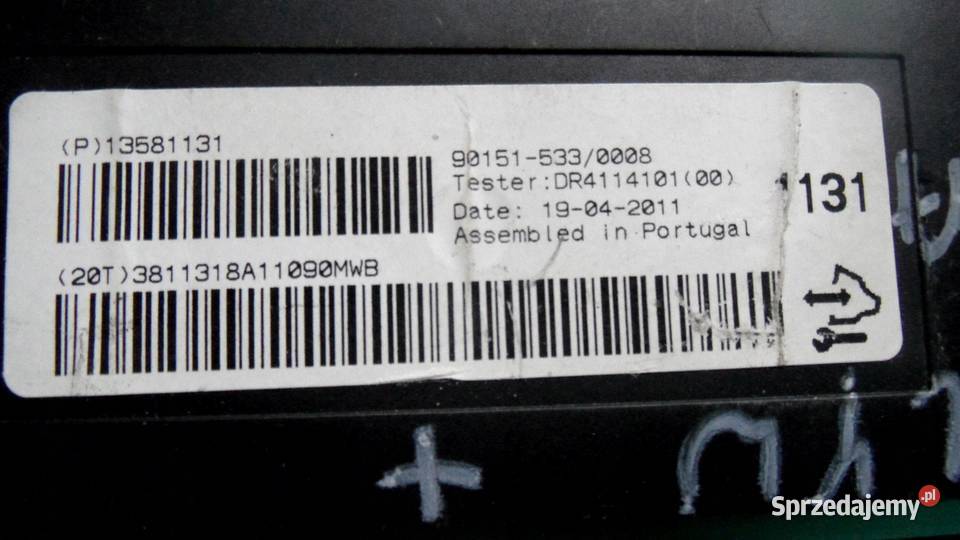 OPEL ASTRA J IV 11r moduł klimatyzacji 13581131