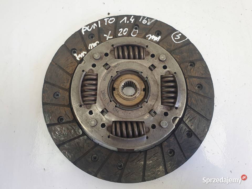 Fiat Grande Punto 14 16V DOCISK TARCZA sprzęgło lubelskie Chełm sprzedam