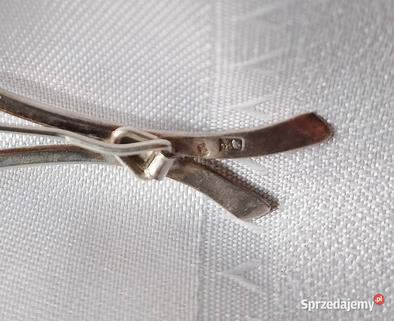 stara srebrna broszka piękna Broszki Suwałki