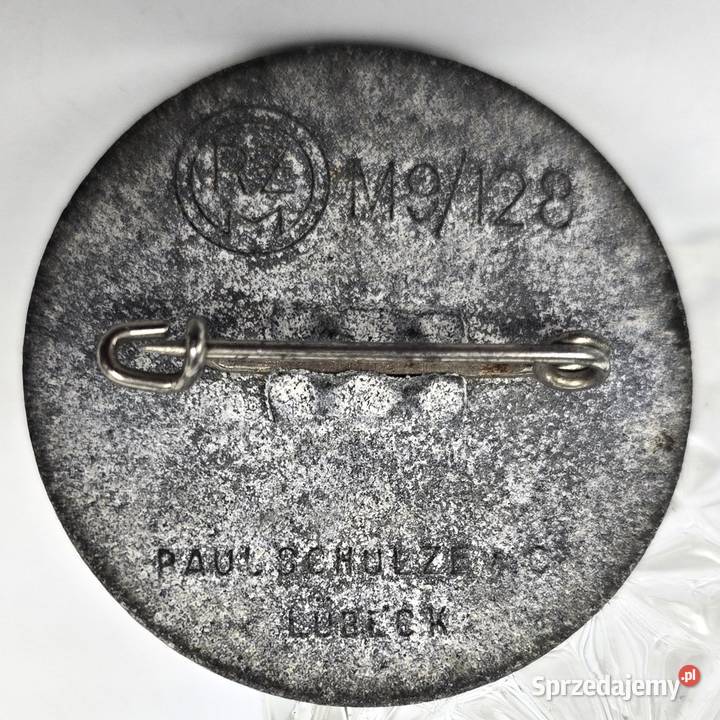 Aluminiowa odznaka okolicznościowa Trzecia Bronisze