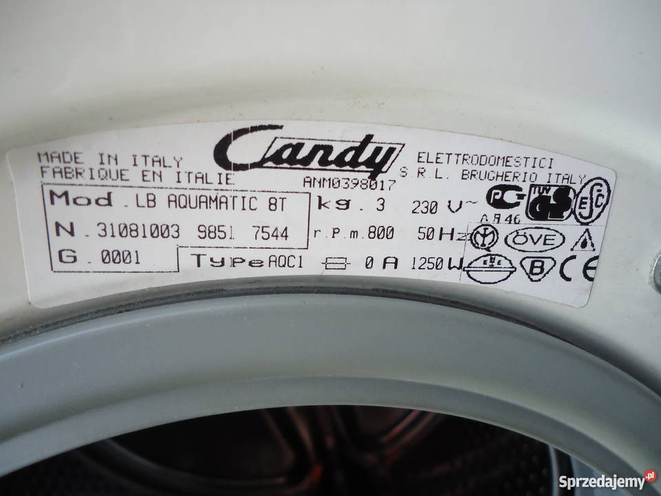 pralka automatyczna CANDY mała 44cm dolnośląskie Kłodzko