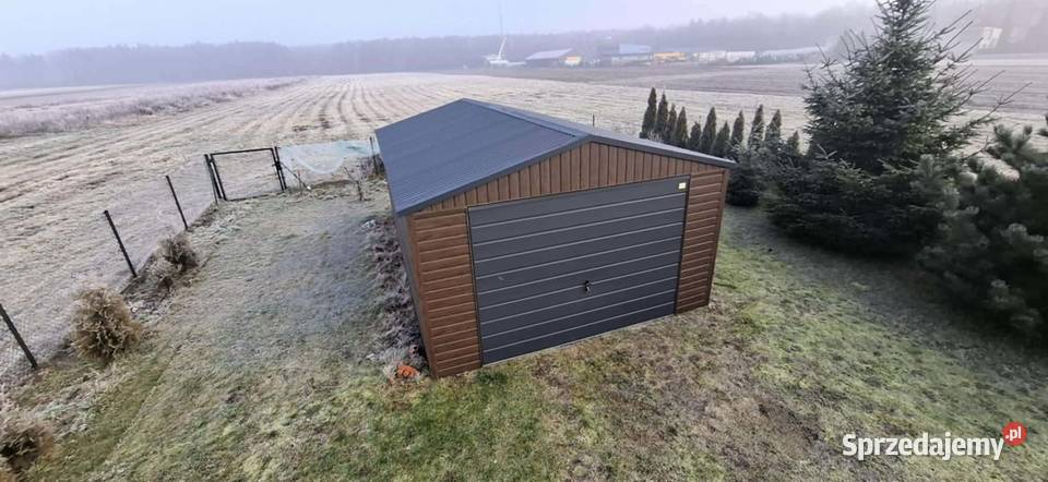 Garaż blaszany 6x6 7x7