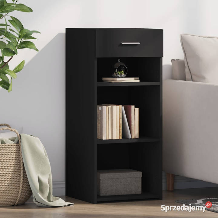 Szafka czarna 40x425x93 materiał drewnopochodny Warszawa
