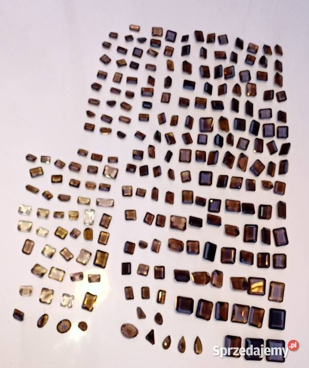 Kwarc dymny Kamień luźny szlifowany 220 sztuk ok zachodniopomorskie Szczecin