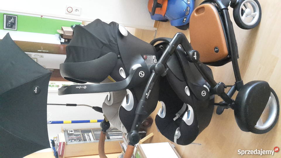 Blizniaczy Wozek 3w1 Mima Kobi Camel Brzesko