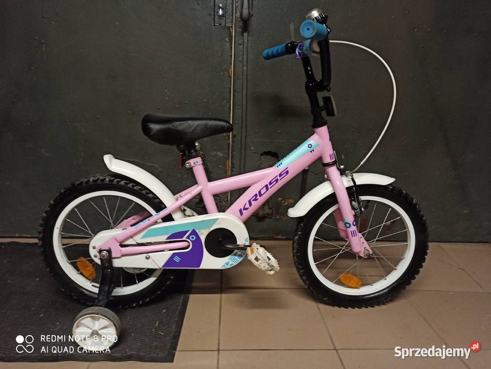 Rowerek Dzieciecy 16 KROSS MINI 30 KÓŁKA BOCZNE Rowery i akcesoria małopolskie Wieliczka
