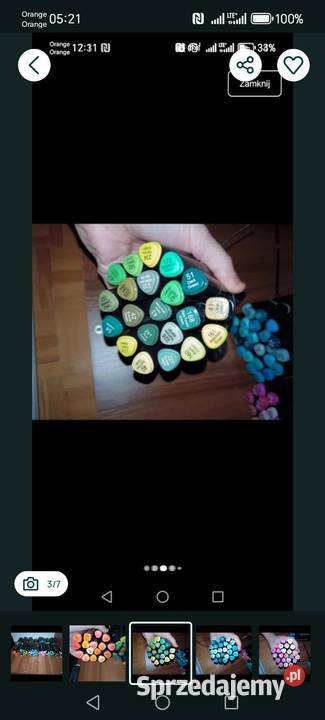 Sprzedam dużą ilością markerów sprzedam