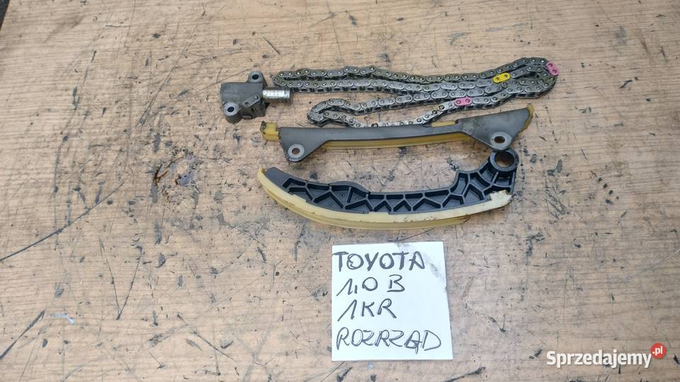 TOYOTA YARIS AYGO 10 1KR rozrząd łańcuch ślizgi