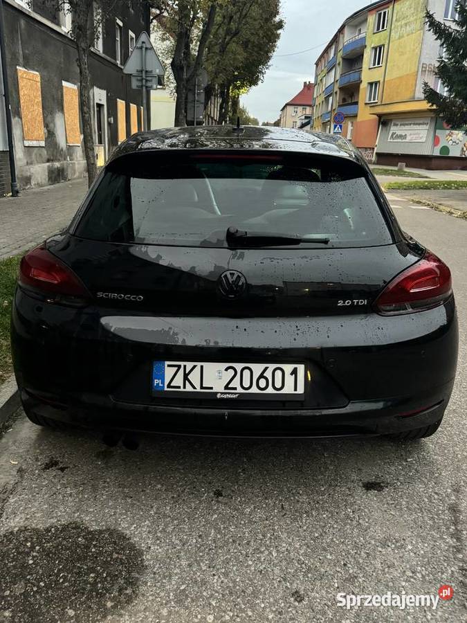 Volkswagen Scirocco czarny Białogard