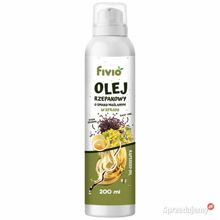 fivio Olej rzepakowy o smaku maślanym w sprayu Brzozów