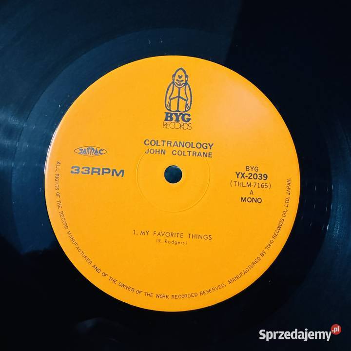 John Coltrane Coltranology NMNMJapan Obi LP 1973 Kraków