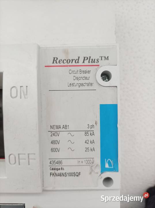 Rozłącznik FK 1250 z serii Record Plus Jelenia Góra sprzedam