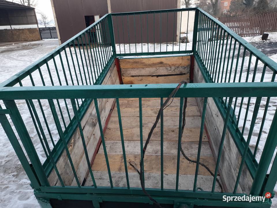 wózek do przewozu swiń Żachta