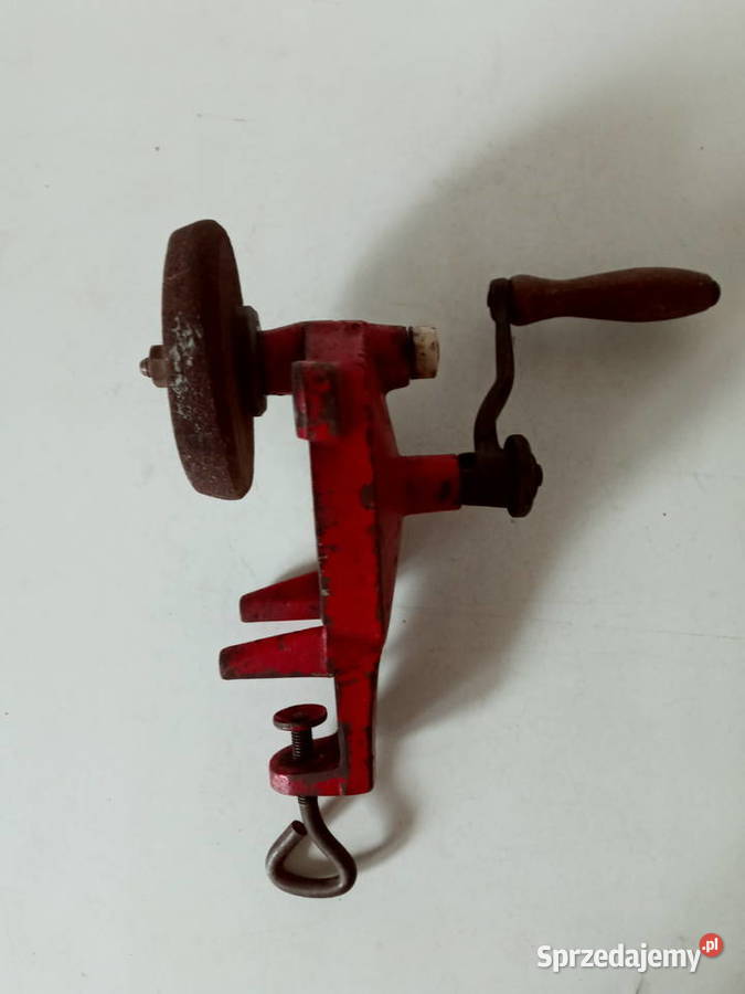 Stara szlifierka ręczna stołowa