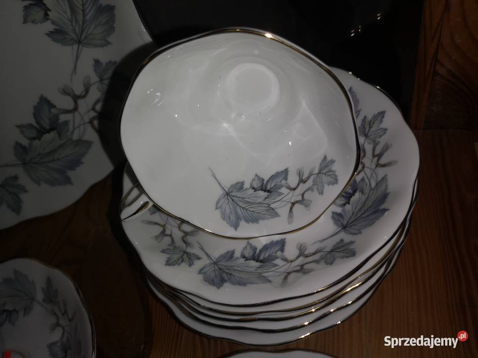 Serwis Royal Albert England Silver Maple Gdańsk