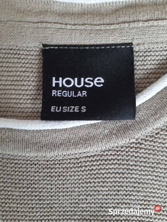 Sweter męski House Regular rozmiar S brązowy Krotoszyn