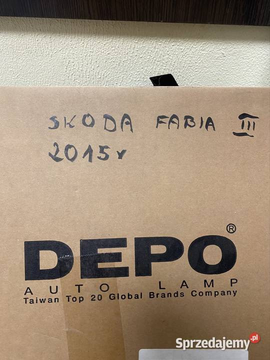 Lampa Prawa Tylna Depo Skoda Fabia III