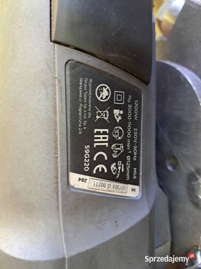 Przecinarka tarczowa kątowa szynowa Piły tarczowe śląskie Dąbrowa Górnicza