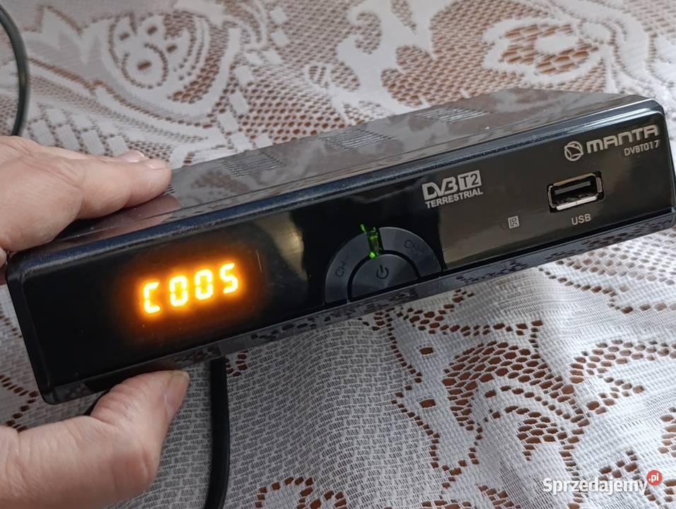 dekoder naziemnej telewizji cyfrowej Manta Poznań