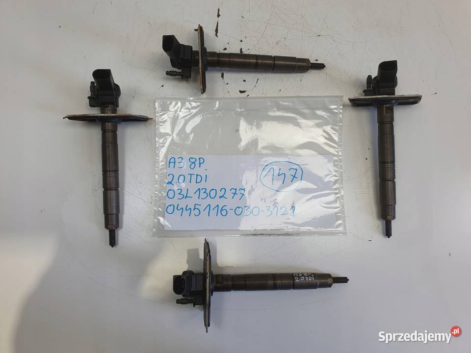 WTRYSKIWACZ Audi A3 8P 20 TDI wtrysk 0445116030 lubelskie sprzedam