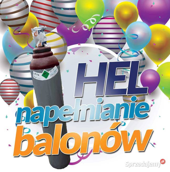Hel butla z helem nabijanie balonów Mokre