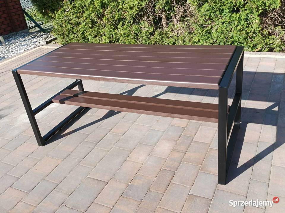 Zestaw ogrodowotarasowy drewnianometalowy 2 drewno Dębica