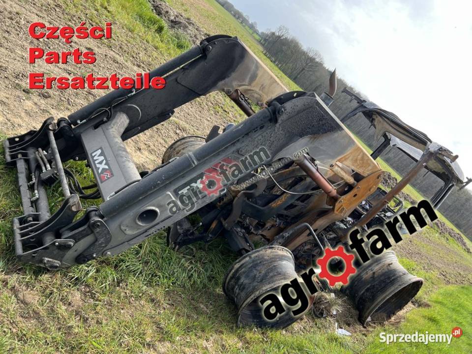 Fendt 724 Vario części skrzynia biegów most oś Byków