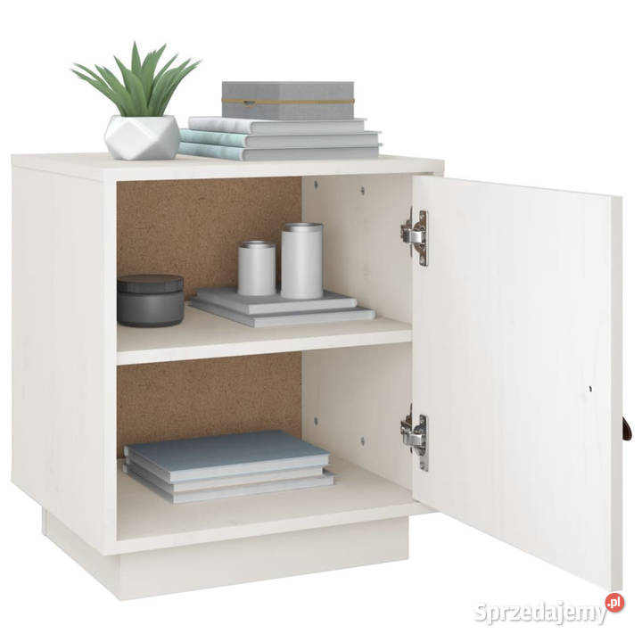 Szafki nocne 2 białe 40x34x45 lite drewno Warszawa sprzedam