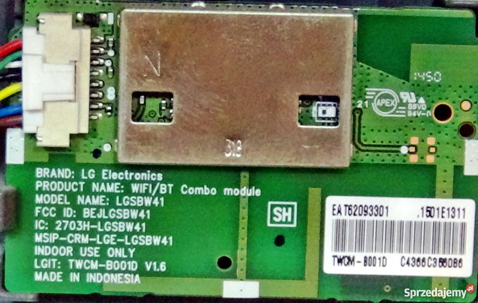 Moduł WiFi do LG 42LB650V LGSBW41 EAT62093301 LG Drzycim